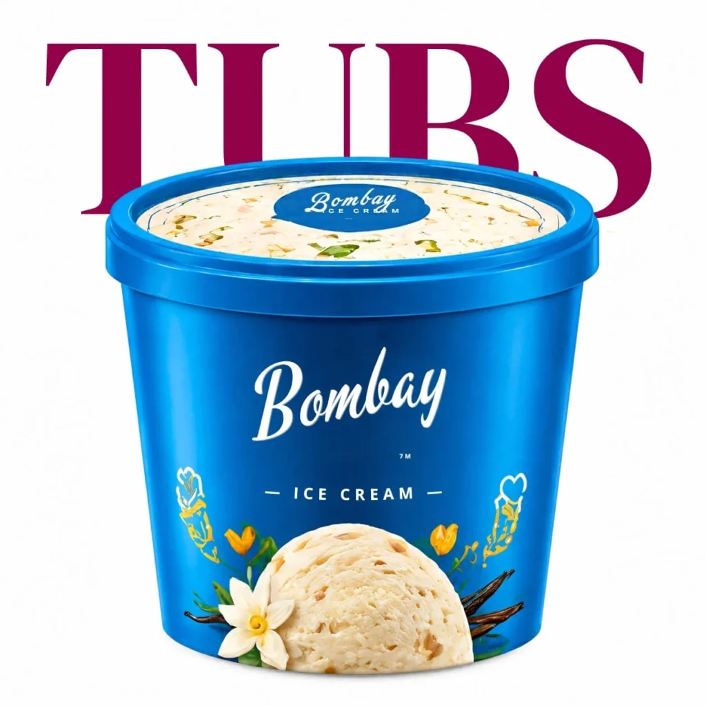 Bombay Creamery ice cream Tubs